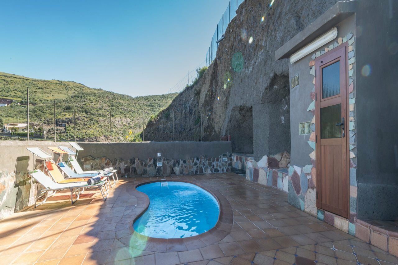 Maison d'hôtes Casa Cueva El Caidero à Artenara Extérieur photo